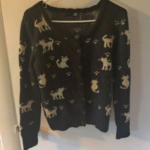 Modcloth cat cardigan
